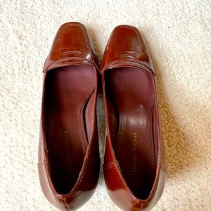 Etienne Aigner Brown Mid Heel Pump